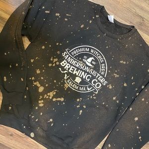 Sanderson Sisters Witches Brew Bleached Sweatshirt Hocus Pocus